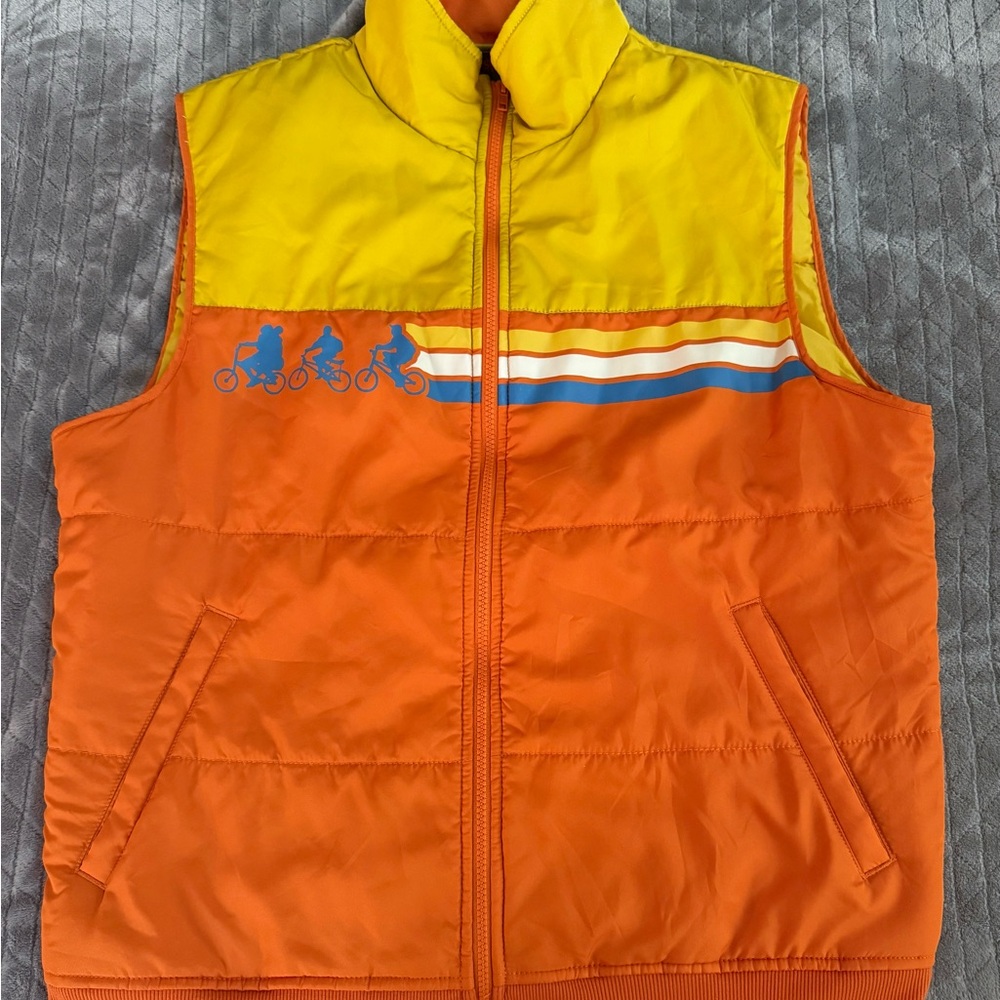 Netflix Yellow and Orange Vest
